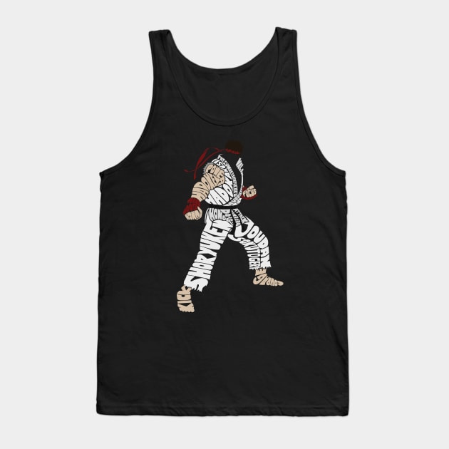 Ryu Typography Tank Top by kingsrock